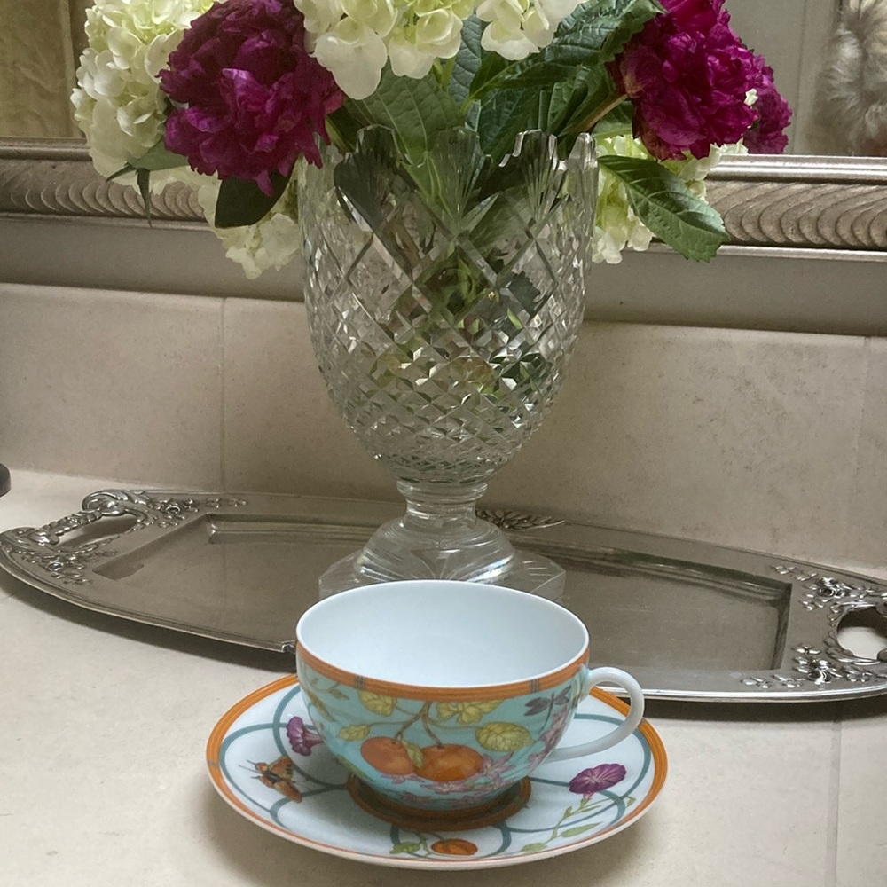 ☘️🎊🍾HP Hermes Siesta Island cup and saucer MULTIPLES AVAILABLE 💕🎈🍾 - Picture 2 of 6